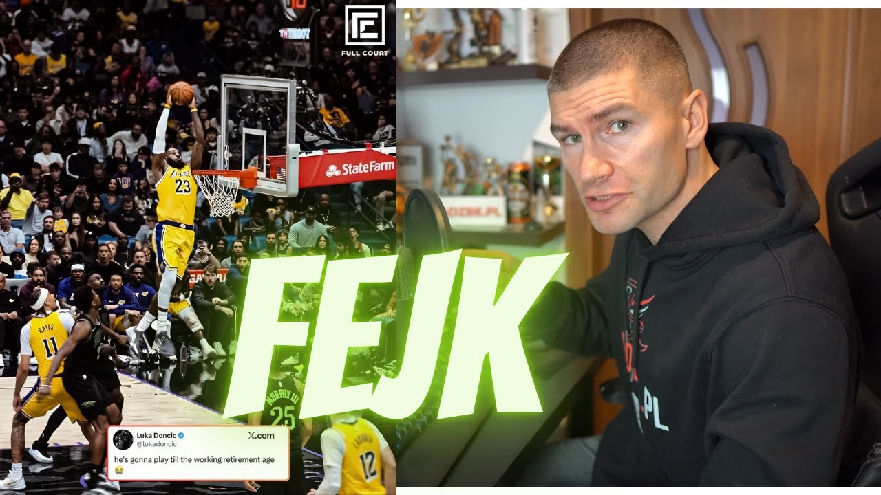 Ile SKACZE LEBRON JAMES w wieku 41 lat?