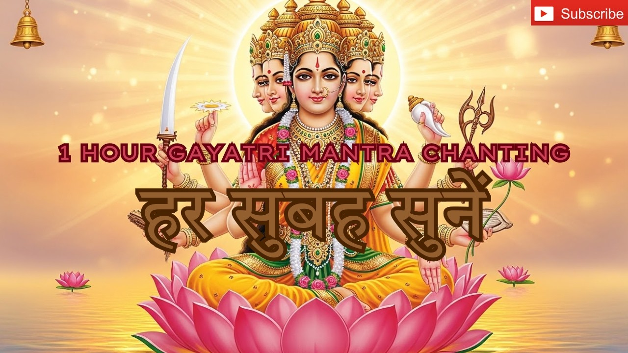 Gayatri Mantra 1 Hour For Powerful Morning Start | हर सुबह सुनें और पाएँ Positive Energy