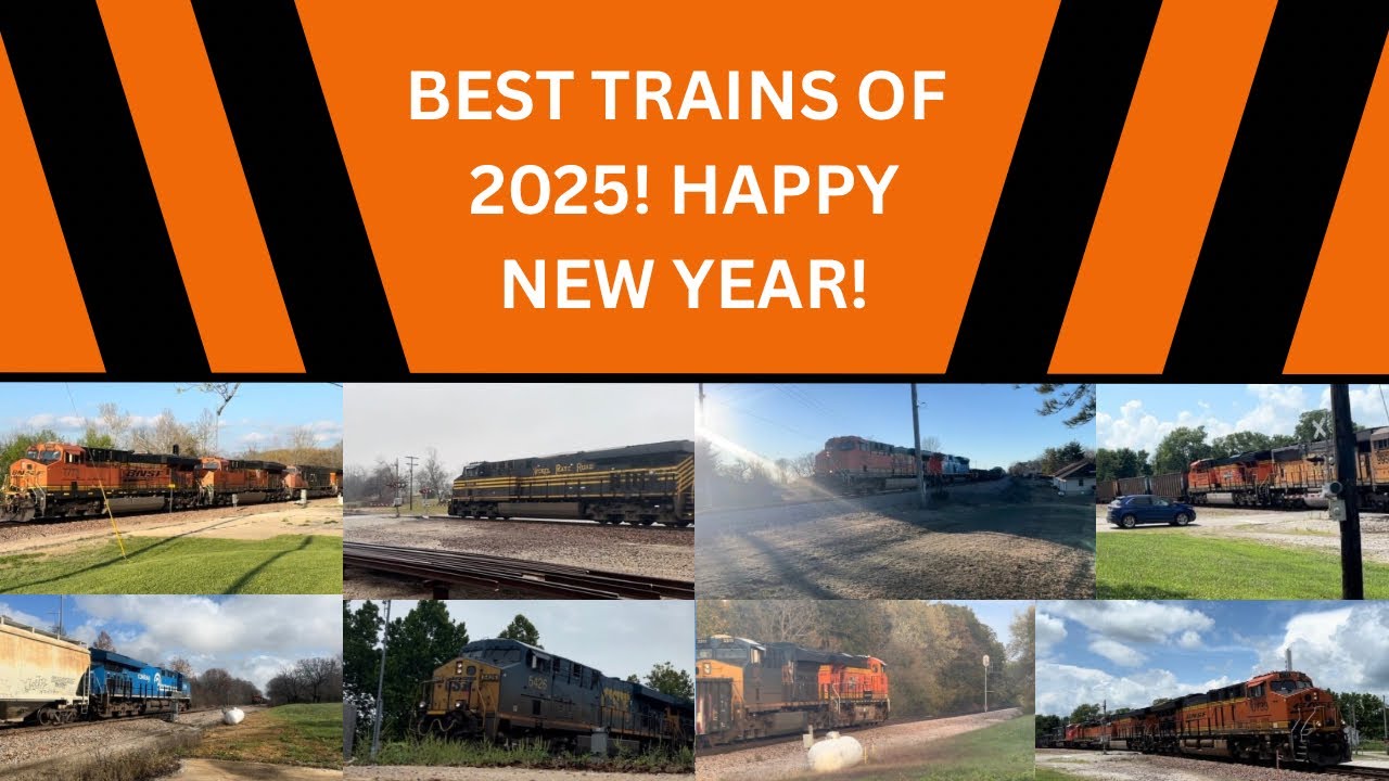 The best trains of 2025! Heritage units, awesome foreign power, and more!