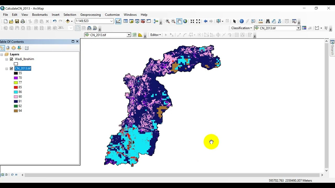 Calculating Curve Number (CN) in QGIS | Soil & LULC Data of Makkah City