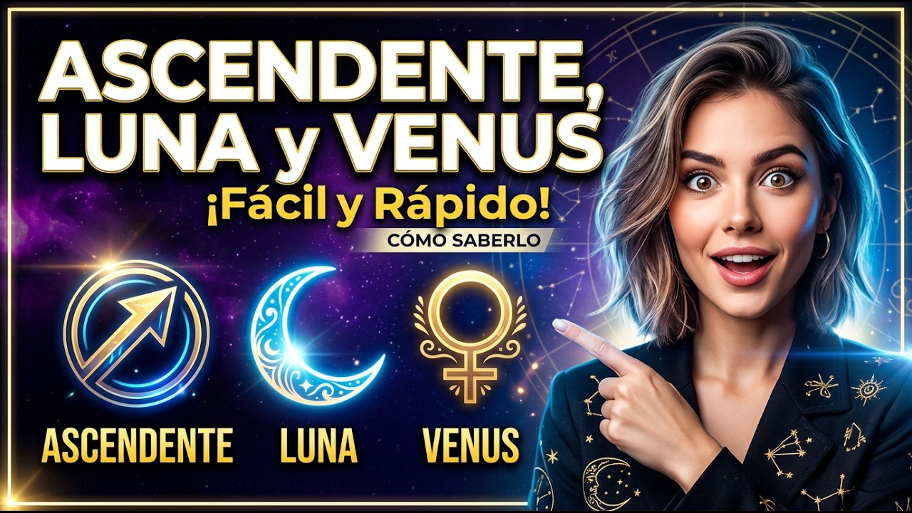 ✨C&oacute;mo SABER MI ASCENDENTE [Tutorial MUY F&Aacute;CIL]
