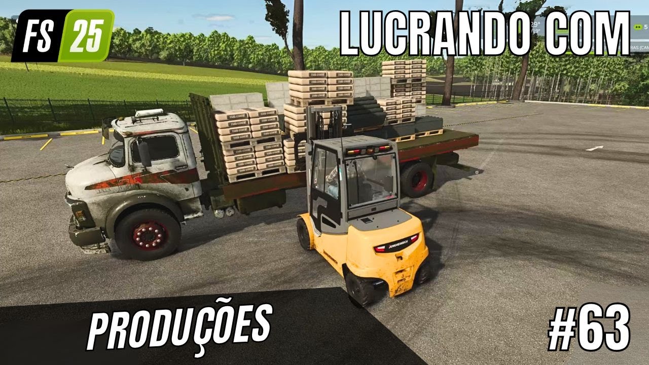 #63 Starting from Scratch Day 107-108 | Making MONEY with Farming Simulator 25 Productions