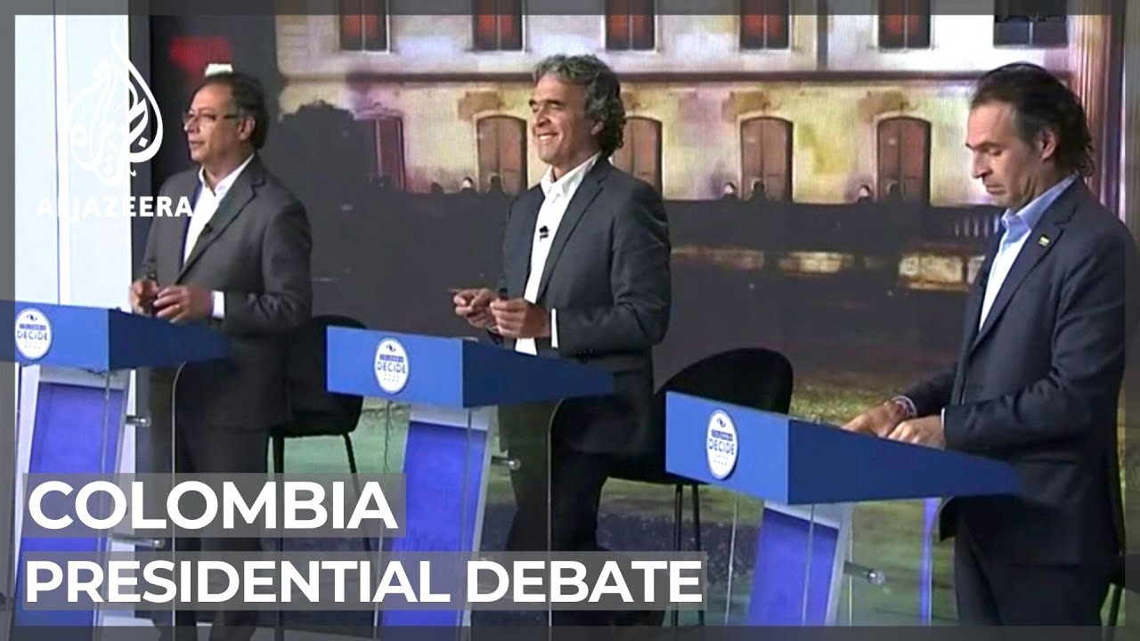 Colombia presidential debate: Candidates' final pre-election pitch