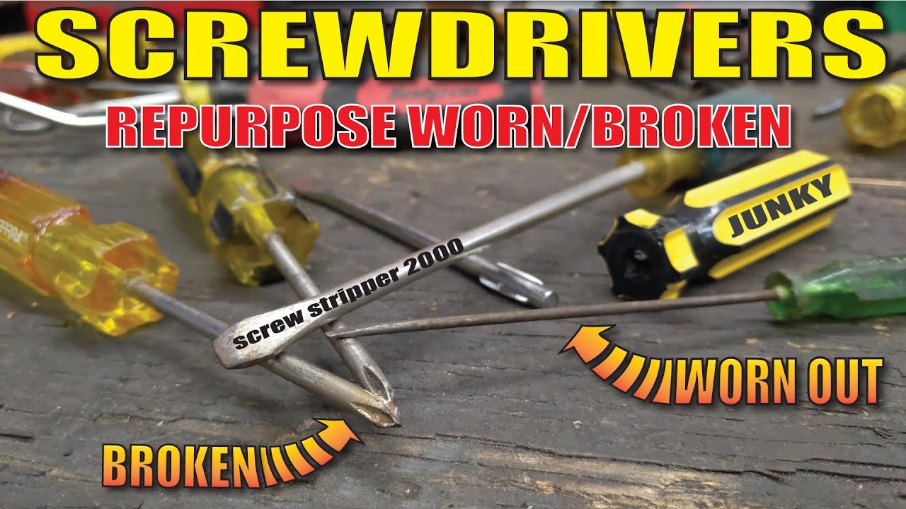BEST uses for Broken Old Screwdrivers VOTED #1