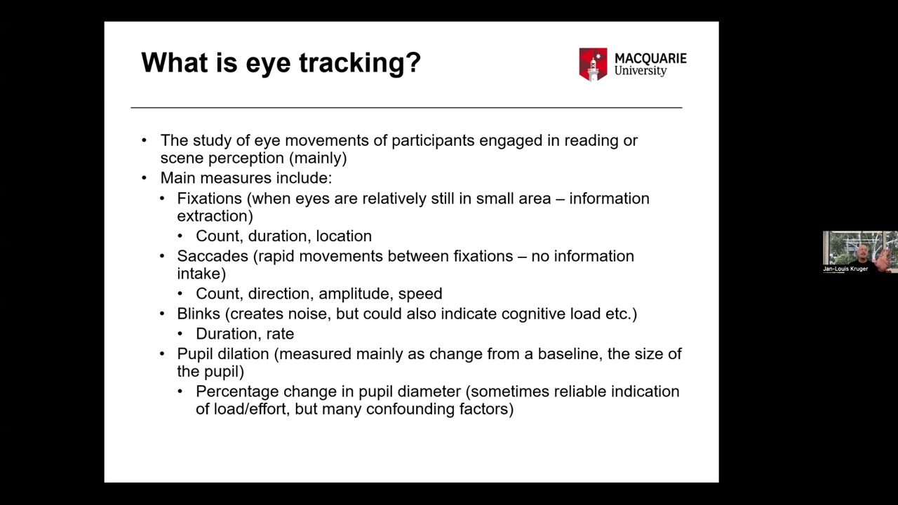 Quantitative Methods in Translation Studies: Conducting eye-tracking research