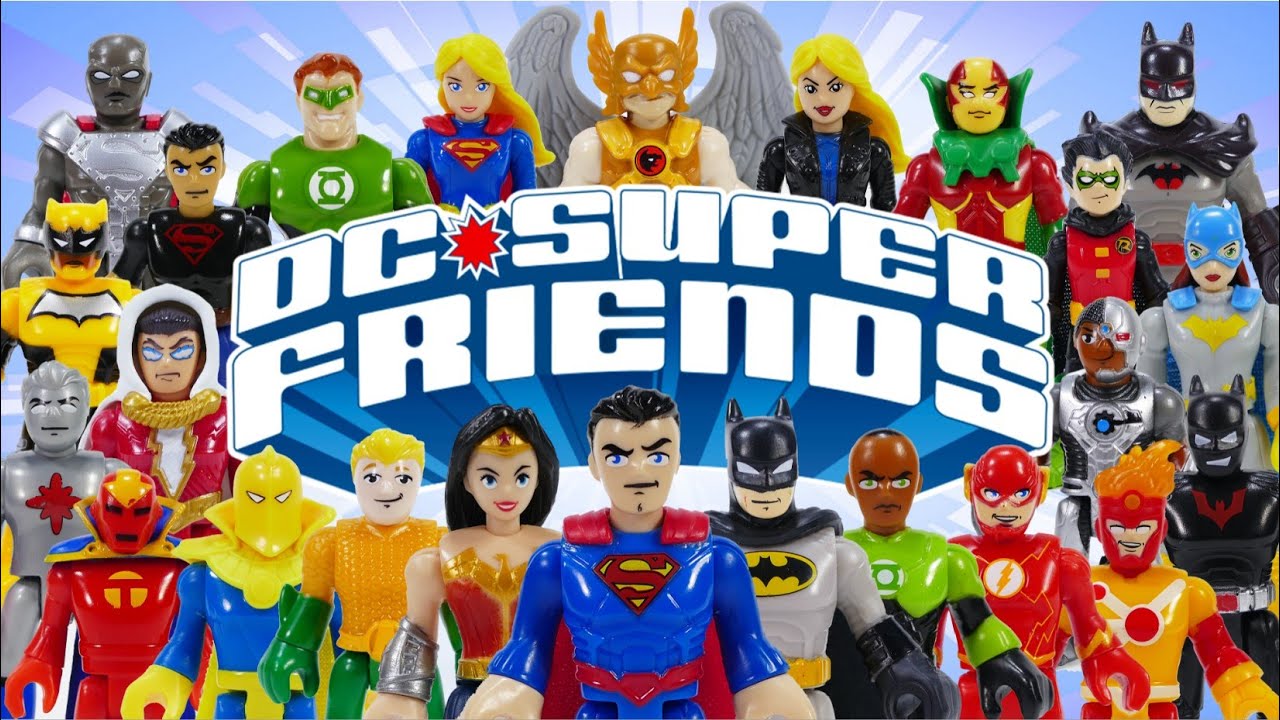 Огромная коллекция DC Super Friends Imaginext