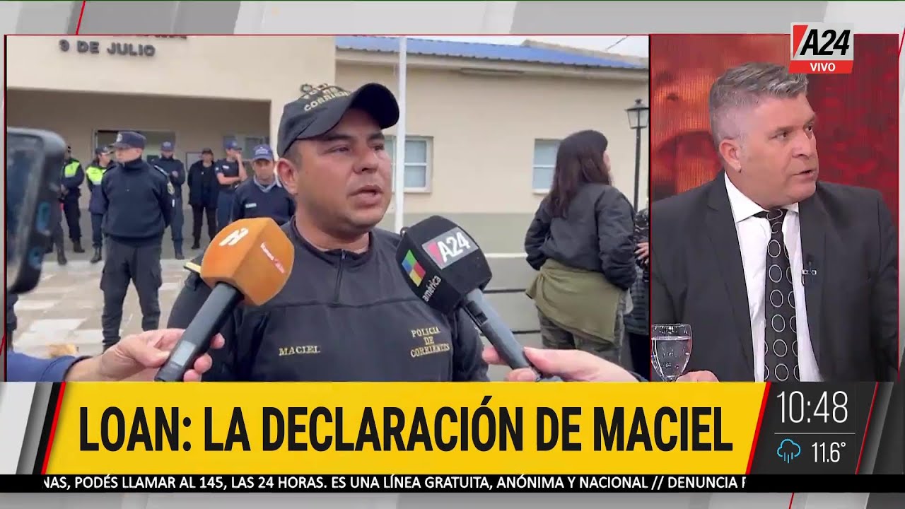 🚨 LOAN: la declaración de WALTER MACIEL el comisario señalado