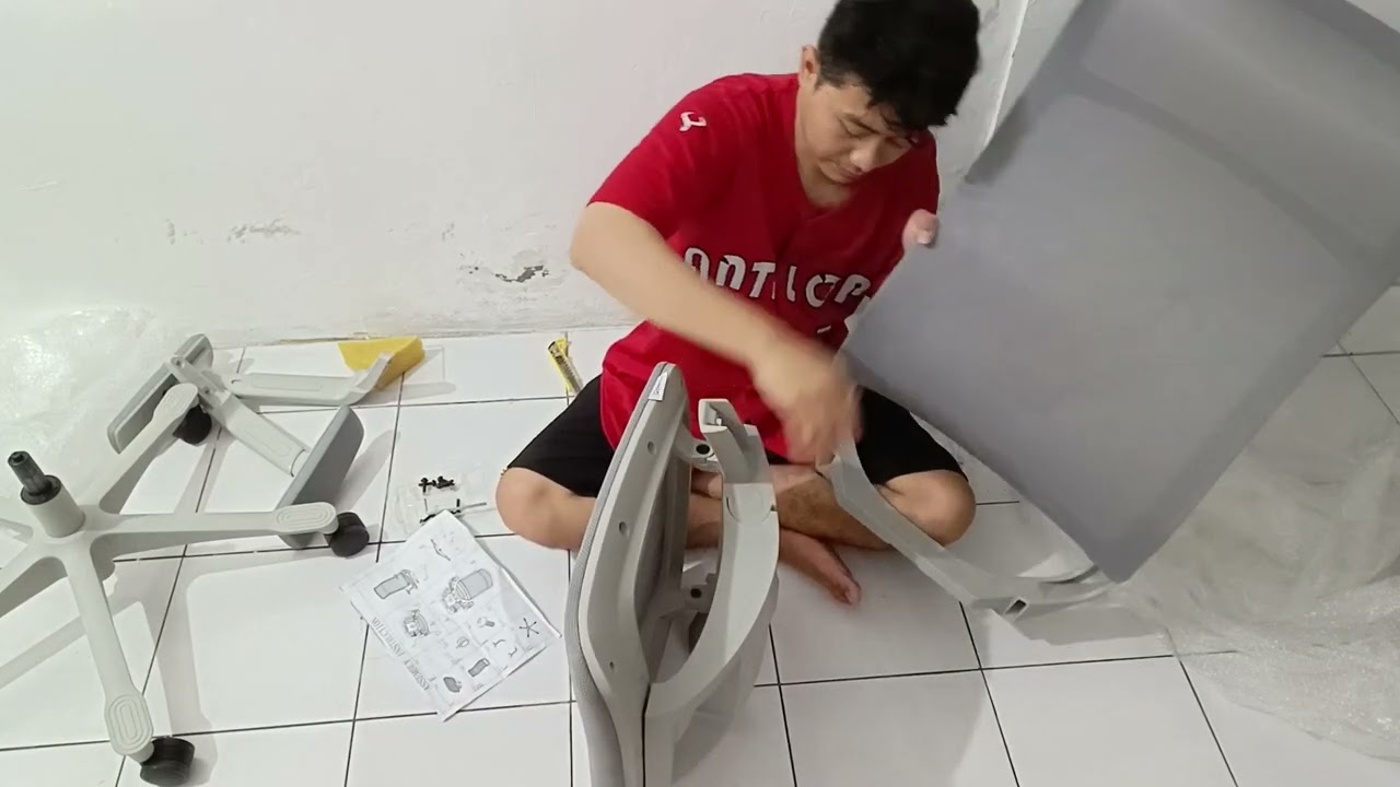 Unboxing dan rakit kursi oxihom V5