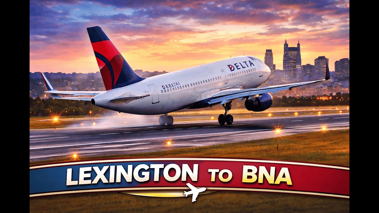 Butter Landing into Nashville | MSFS 2024 (LEX → BNA) | VATSIM