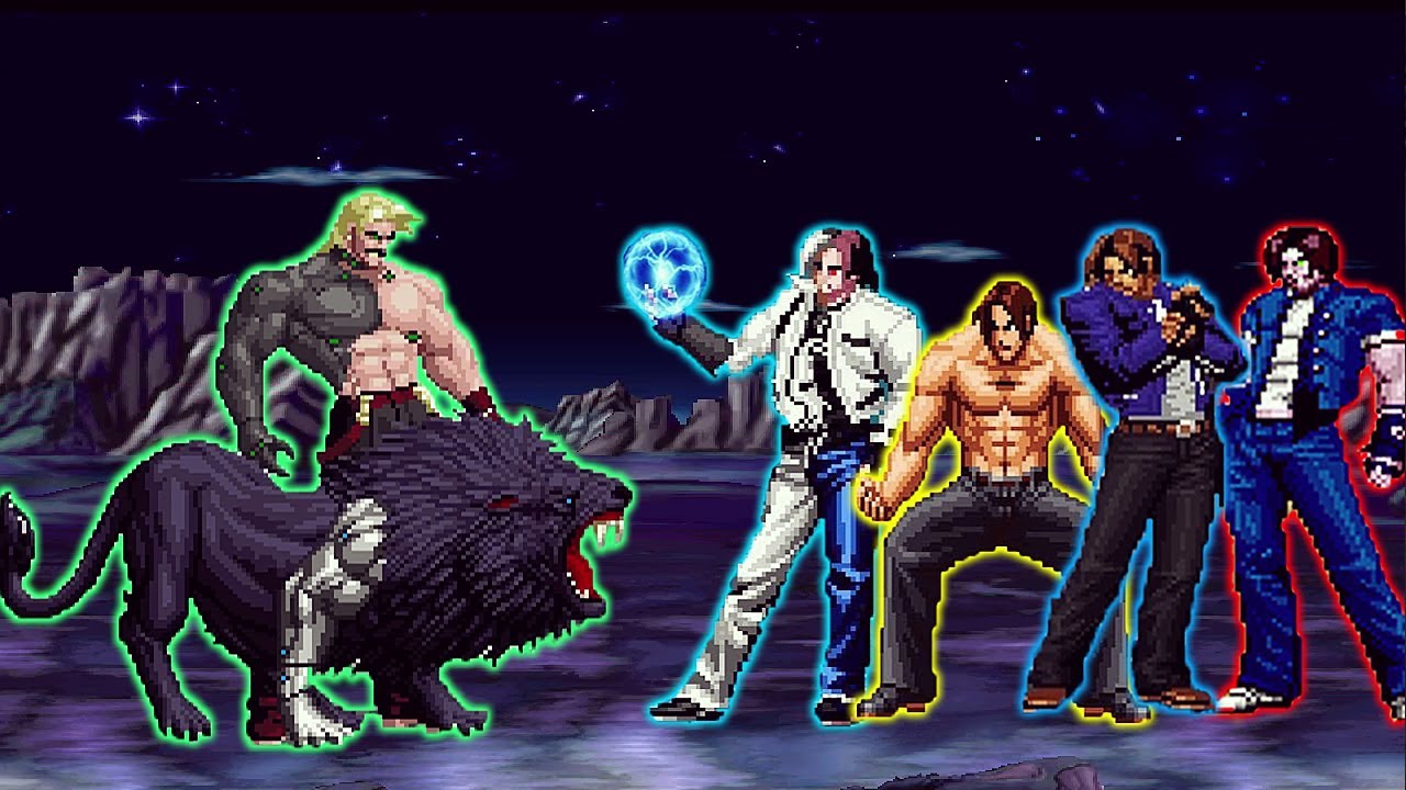 Hunter Rugal Vs Kyo Kusanagi Team | Genisys Mugen War
