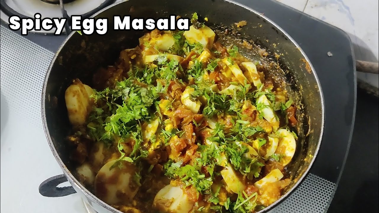 Spicy Egg Masala Recipe | स्पायसी एग मसाला