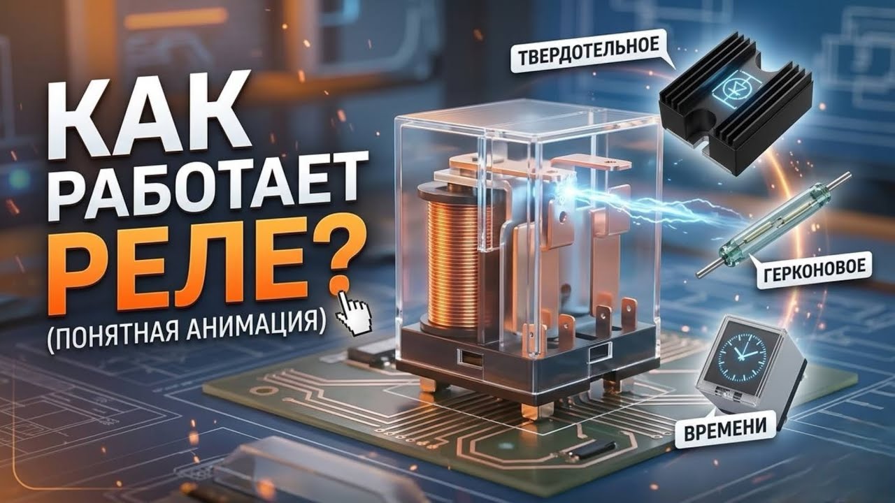 Реле: от щелчка до твердотела &mdash; как оно управляет током