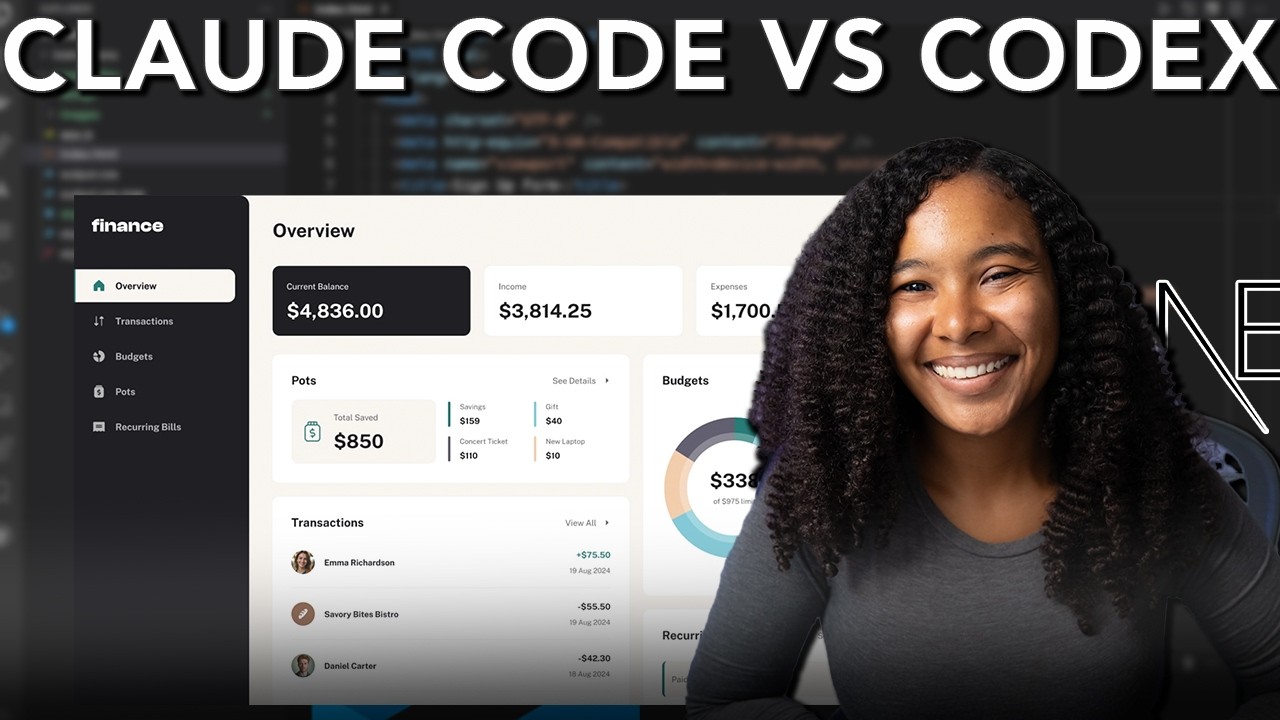 Claude против Codex: кто создаст лучшее приложение для финансов?