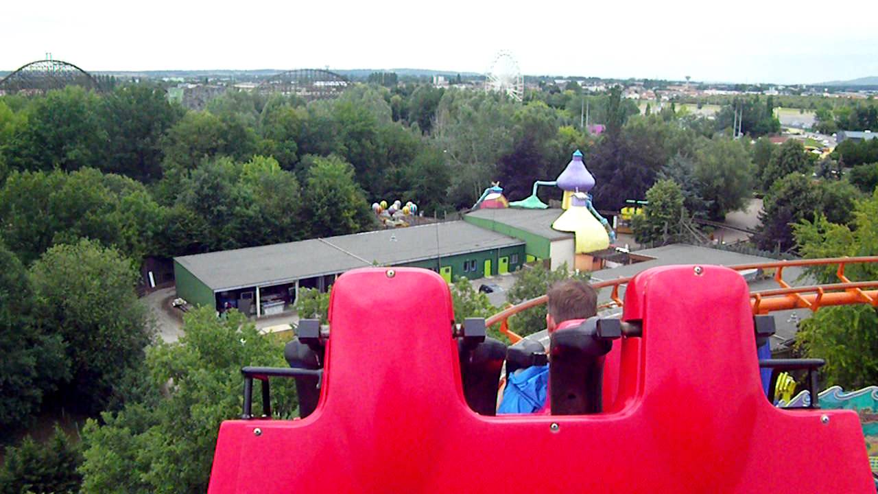 Waly Coaster at Walygator Parc in Lorraine, France - On Ride POV