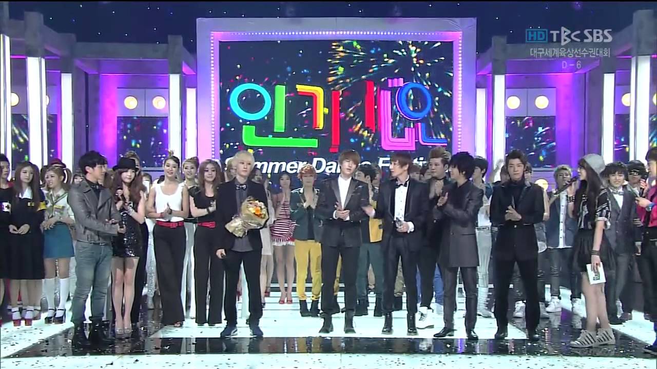 110821 SBS Популярный танцевальный фестиваль Super Junior (Супер юниор) 1 место