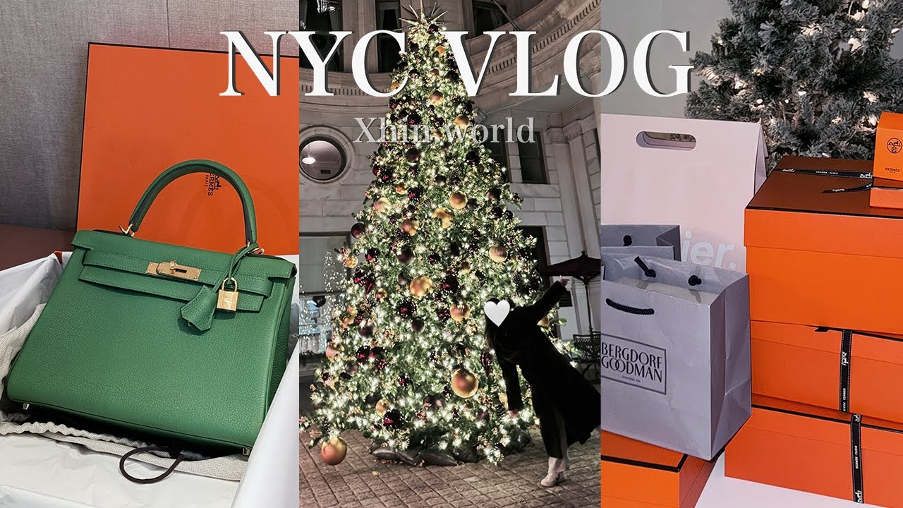 Видеоблог из Нью-Йорка | Распаковка Hermès Kelly 28 | Подарки себе к концу года | Новые цвета | В...