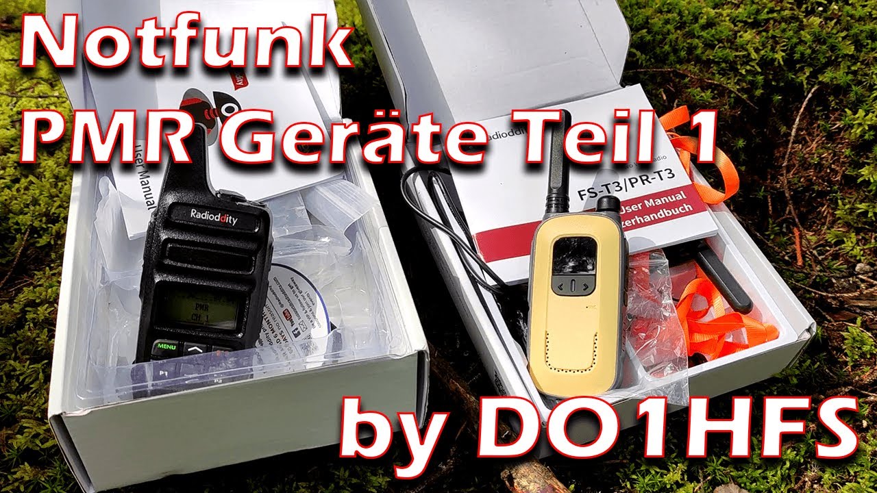 Notfunk: PMR Geräte Teil 1
