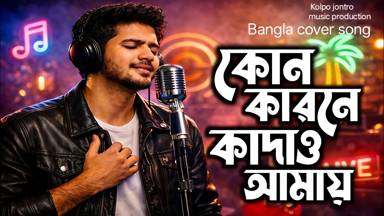 কোন কারনে কাঁদাও আমায় | Bangla New Cover Song | Emotional Bengali Cover 2026