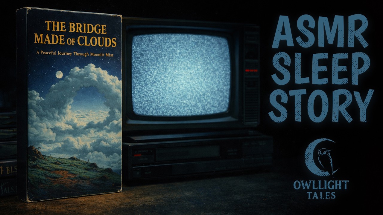 The Bridge Made of Clouds | A Peaceful Journey Through Moonlit Mist