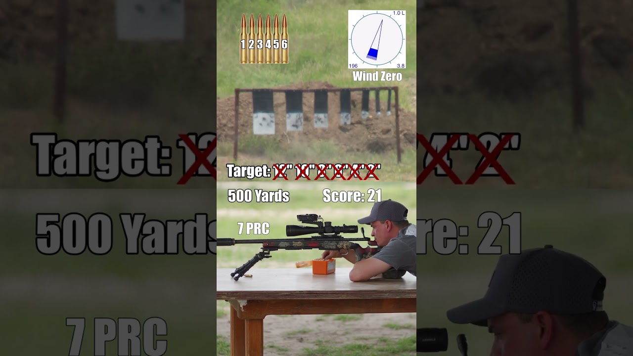 7mm PRC - 500 yards BlackJack Challenge