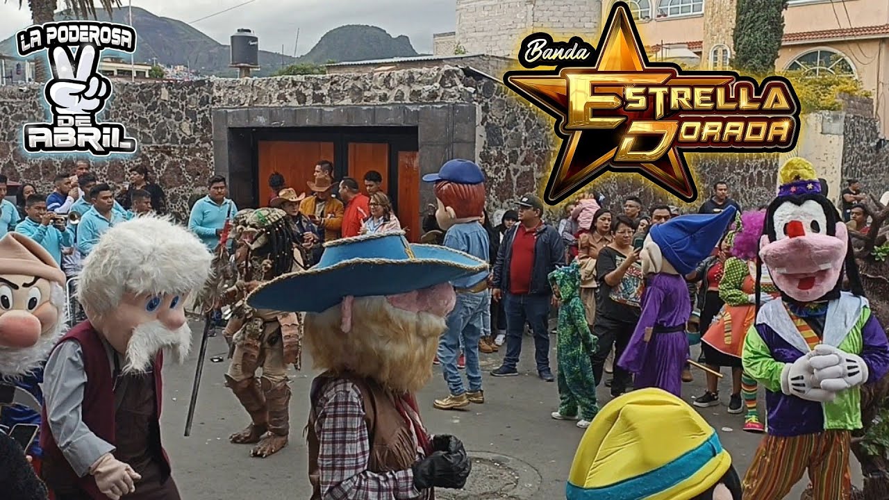 Disfraces 2 De Abril / Santa María Aztahuacan 2023 | Banda Estrella Dorada