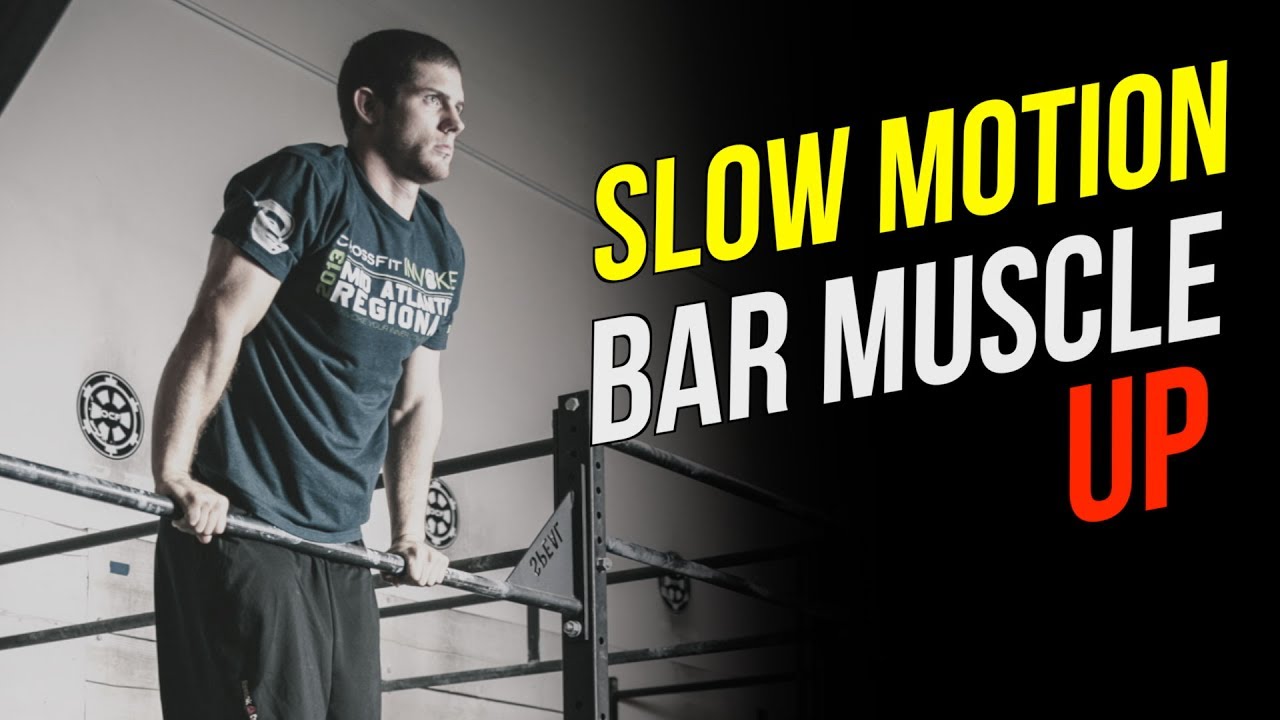 Bar Muscle Up SLOW MOTION (Simple Step by Step Technique Breakdown)