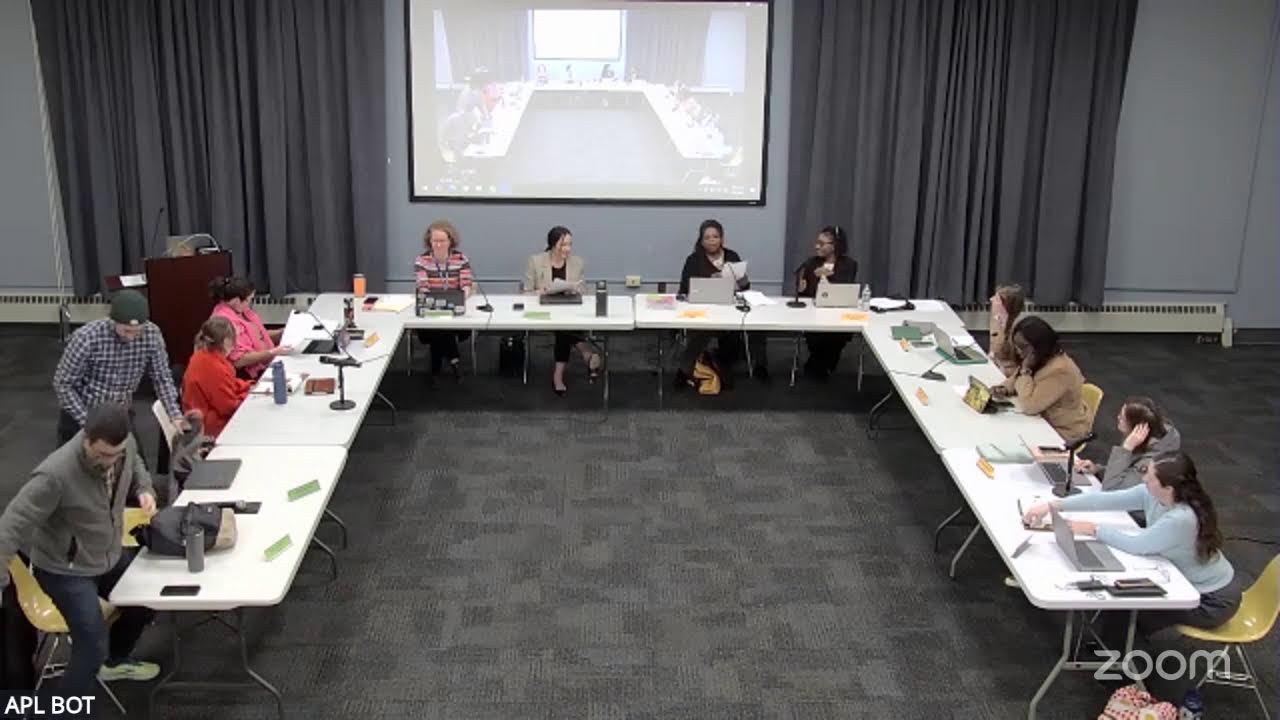 APL Board of Trustees Monthly Meeting -04/08/25