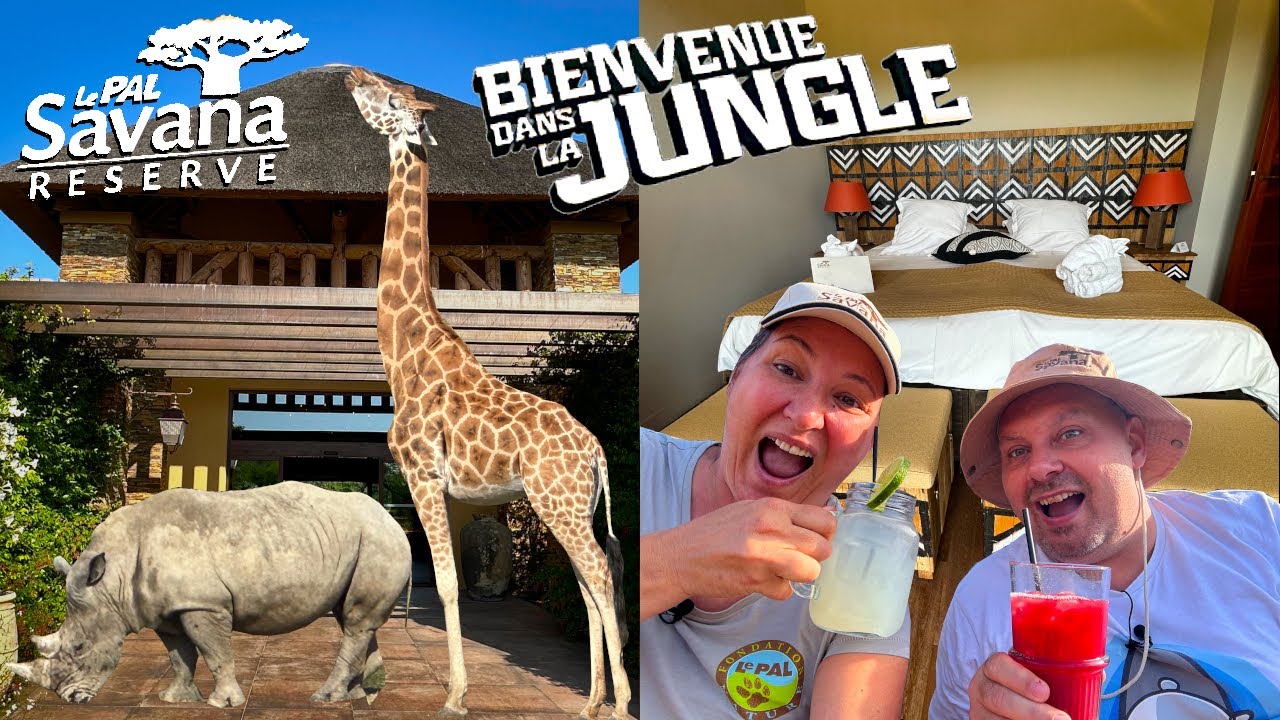 DECOUVERTE DU SAVANA RESERVE AU PARC LE PAL ON DORT AVEC LES ANIMAUX