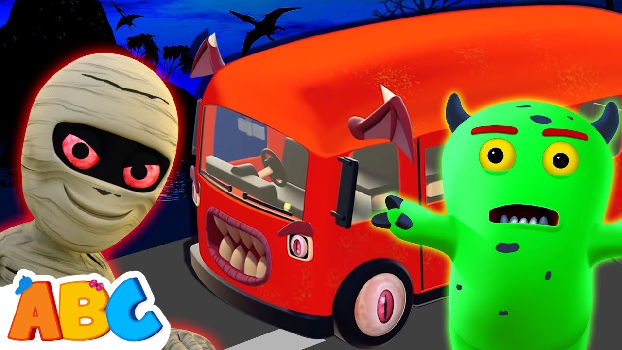 Wheels On The Spooky Bus | Halloween Songs By All Babies Channel