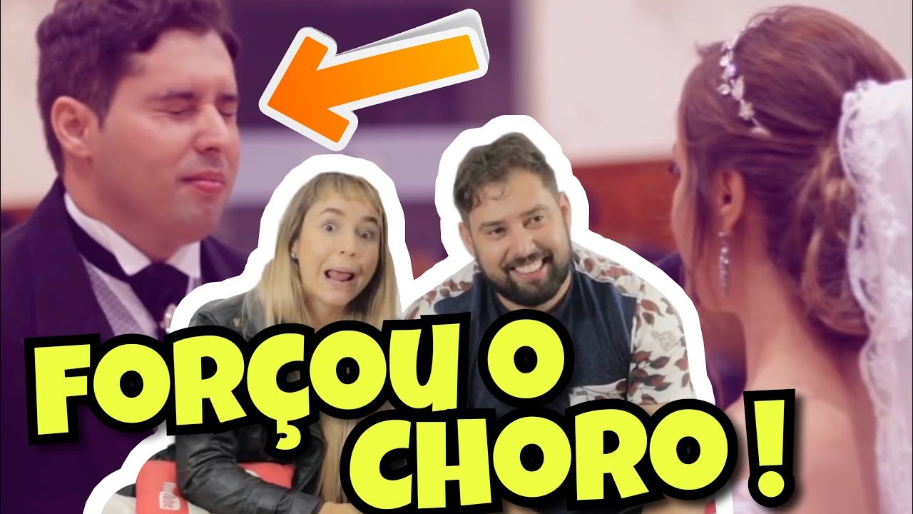 REAGINDO AO NOSSO VÍDEO DE CASAMENTO