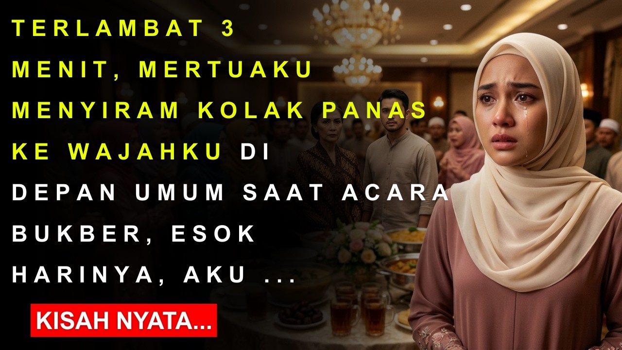 PUASA TERAKHIR DIRUMAH MERTUA, DISIRAM KOLAK PANAS KARENA TERLAMBAT 3 MENIT !