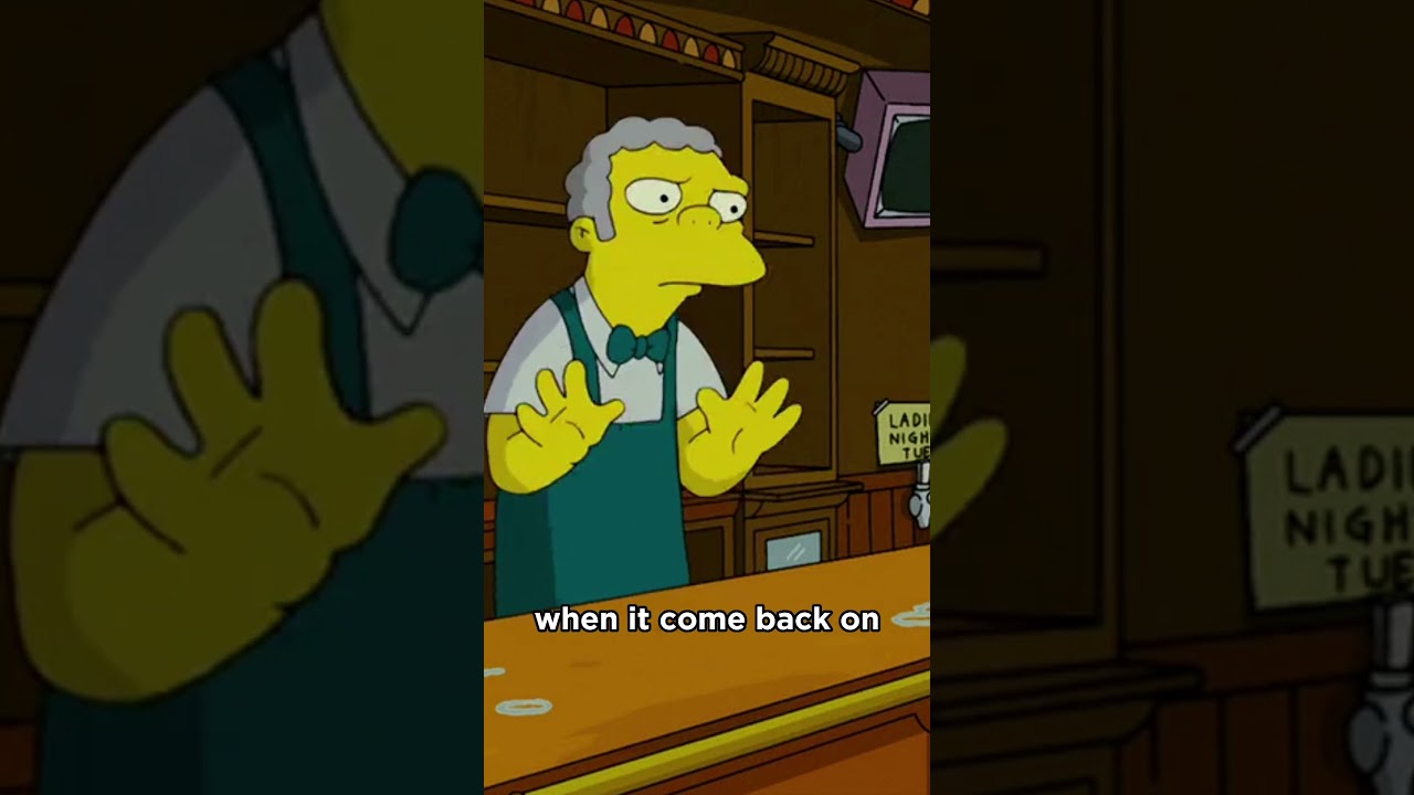 Blackout At Moe's #shorts #thesimpsons
