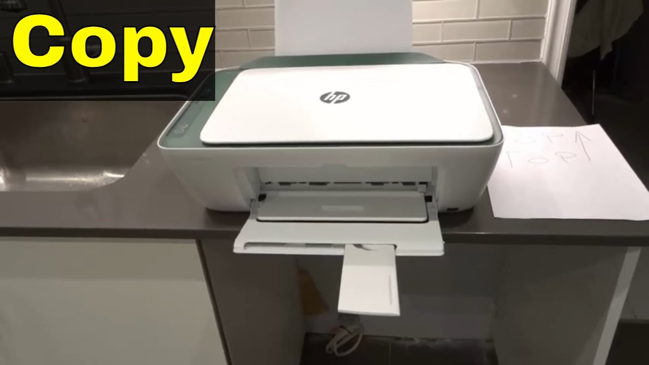 How To Copy On HP Deskjet 2742e Printer-Full Tutorial