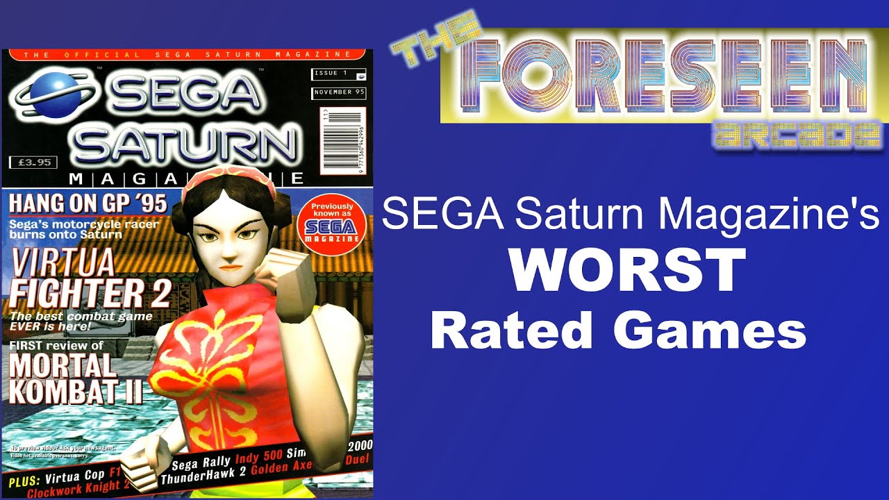 SEGA Saturn Magazine UK's Worst Rated Games