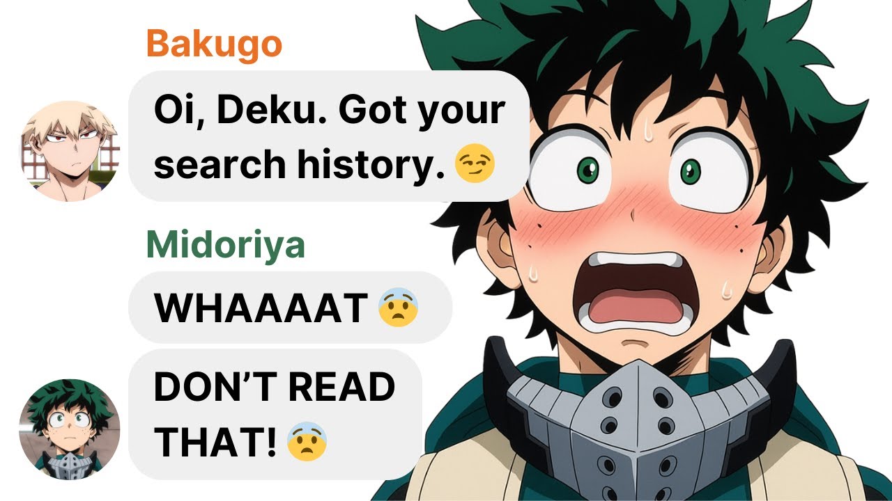 POV: What if Bakugo Got Midoriya's Search History | My Hero Academia IG DM Skit