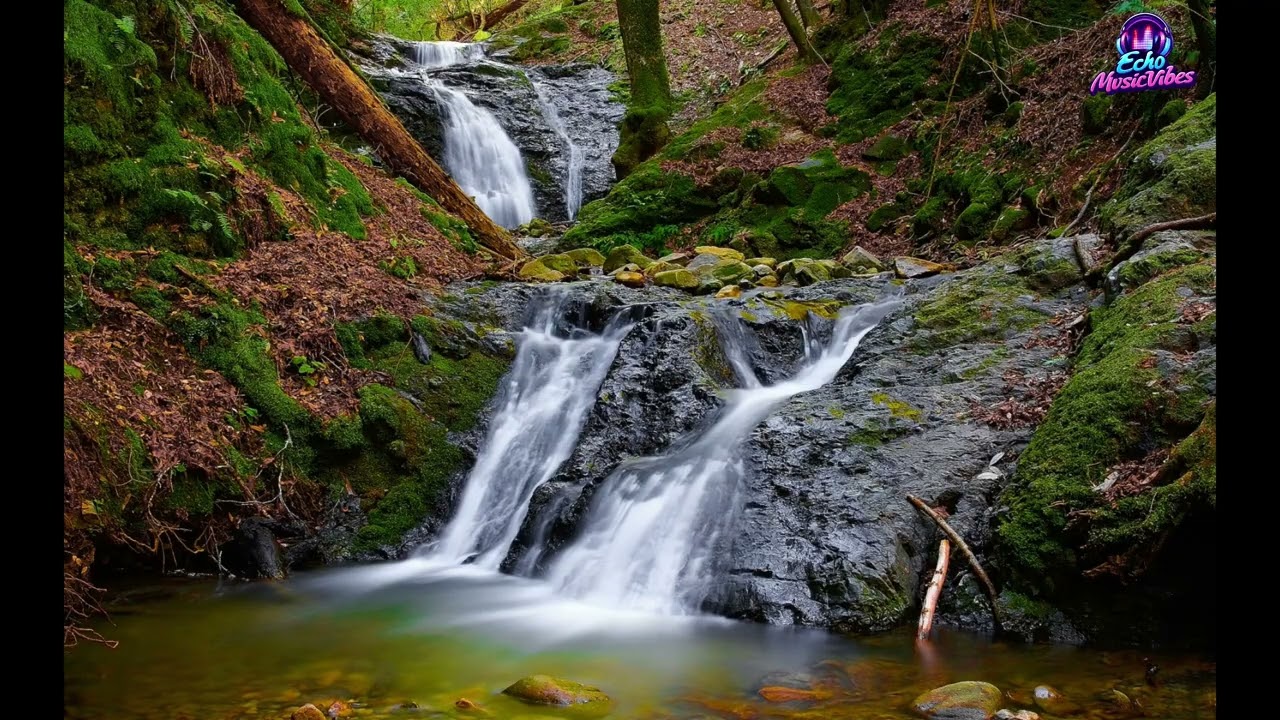 Relaxing Nature Pure Water Sounds Waterfall Sounds 💧 Deep Calm, Stress Relief & Inner Peace, Relax