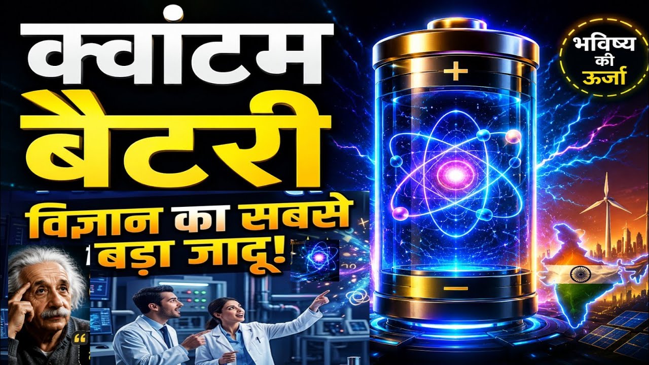 Quantum Battery क्या है? दुनिया बदलेगी इस नई तकनीक से! ⚡