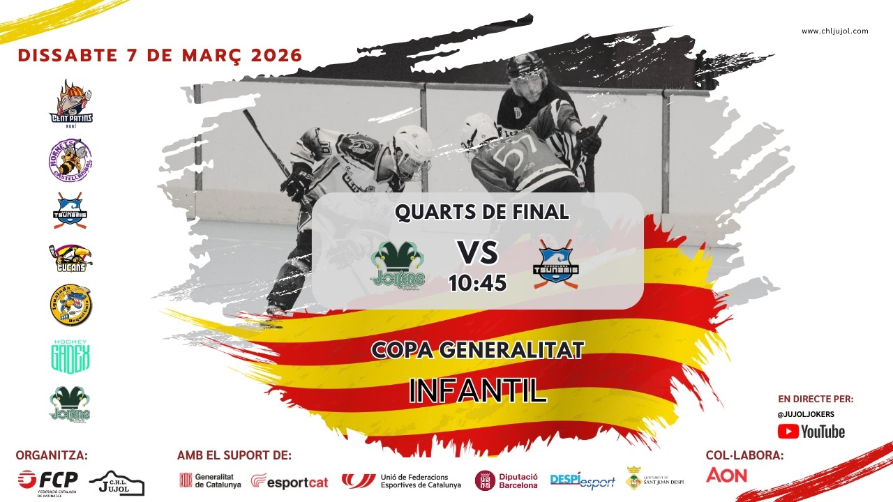 Copa Generalitat Infantil. Quarts de Final. Jujol Green vs Tsunamis Taronja