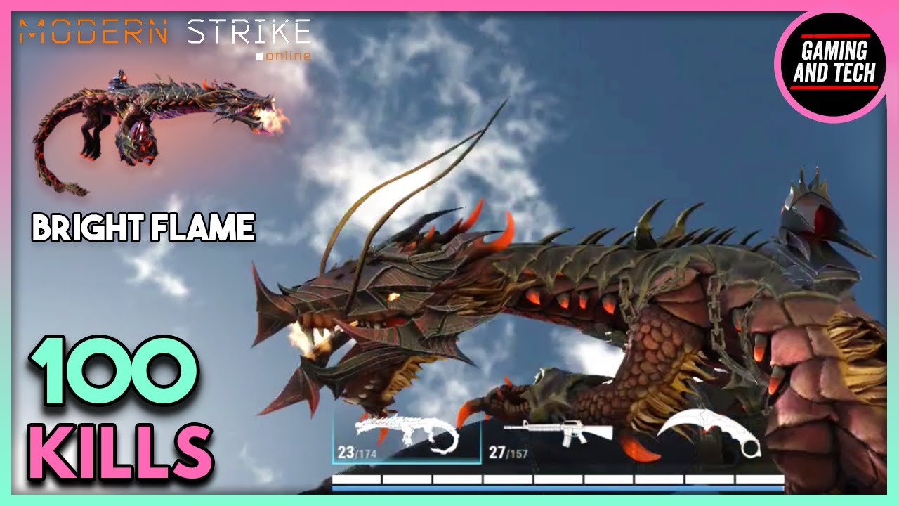 BRIGHT FLAME Upgrading & Gameplay🐉Modern Strike Online
