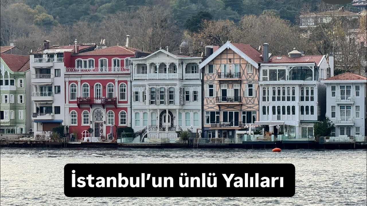 Yeniköy Yalıları / İstanbul yalıları/ Türkiye’nin en pahalı yalıları / 