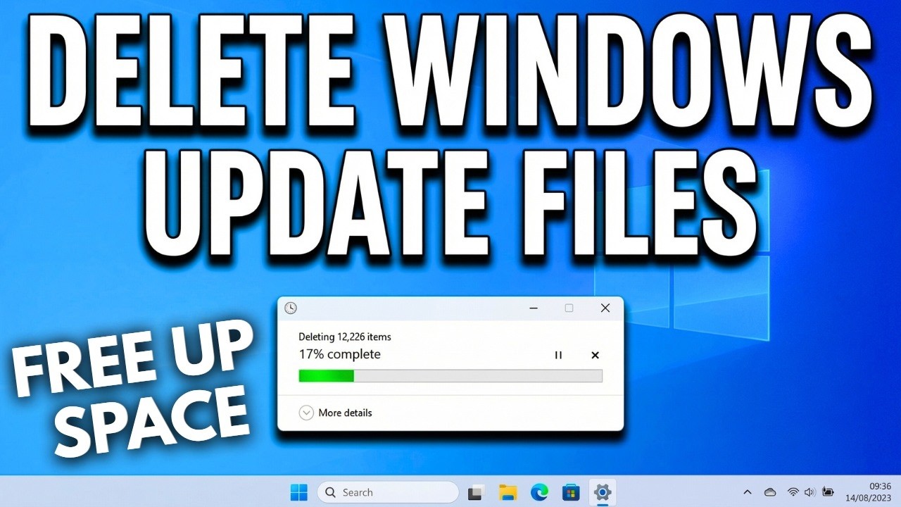 How To Delete Old Windows Update Files & Free Up Space in Windows 11 PC & Laptop