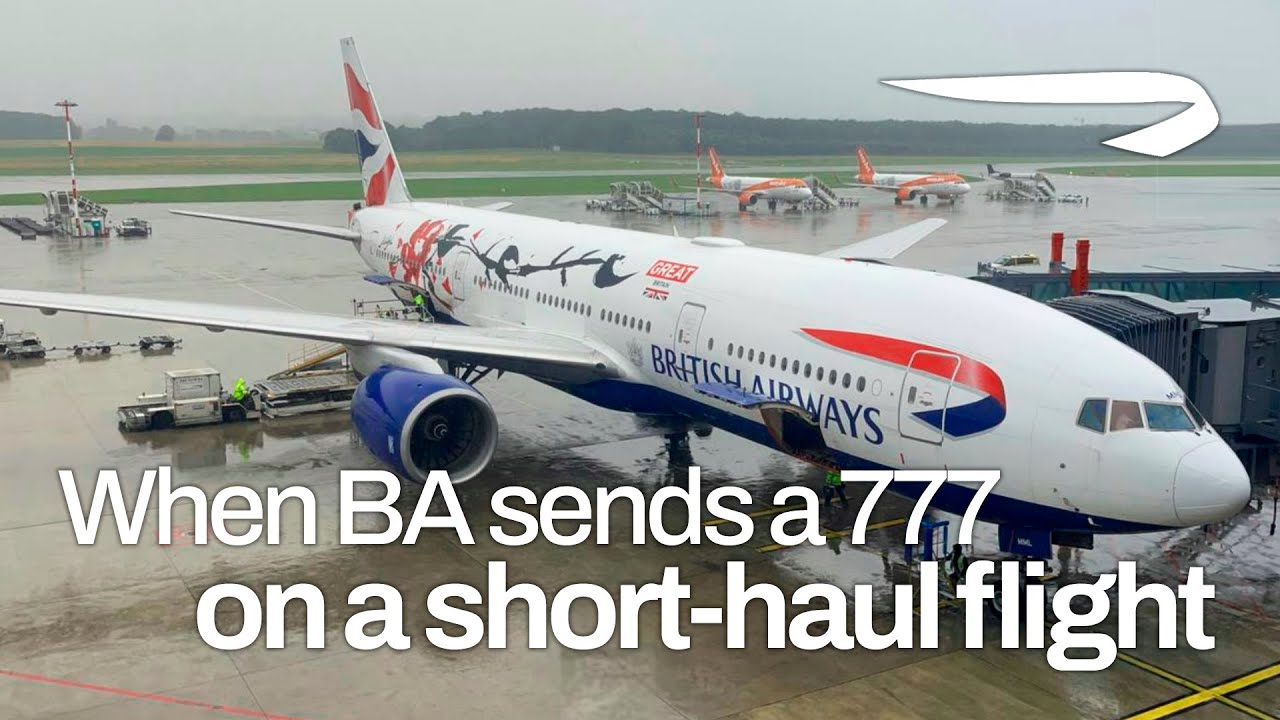 British Airways 777-200ER World Traveller | London Heathrow ✈ Geneva