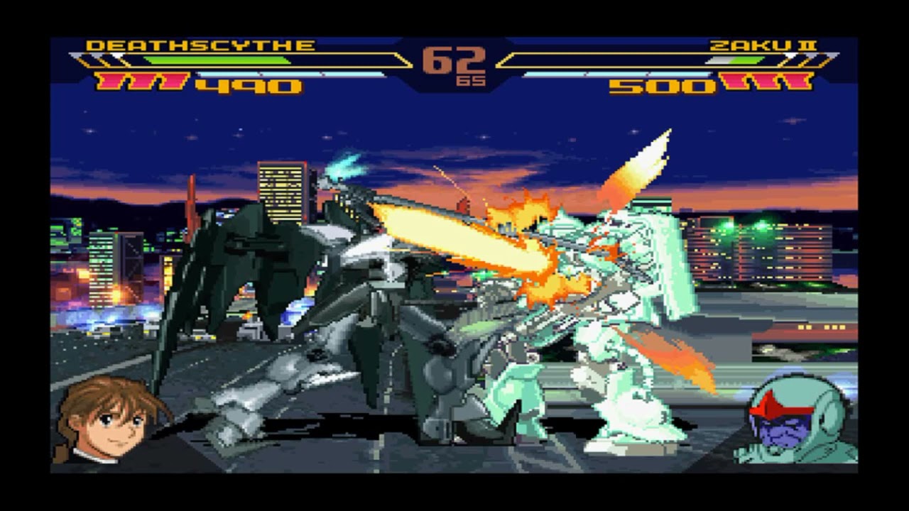 [ePSXe] Death Scythe vs Zaku II (Gundam Battle Assault 2)
