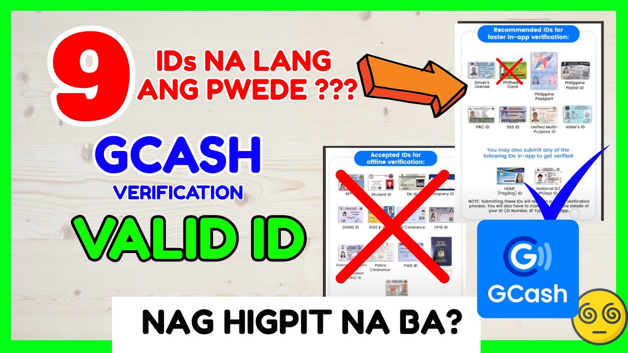 GCash Valid ID Accepted: Philhealth TIN ID for GCash Not Allowed? GCash Verification Requirements