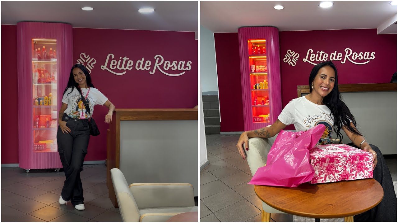 vlog: CONHECI A LEITE DE ROSAS + PRESENTE DA MARCA - Jessica Vasconcelos