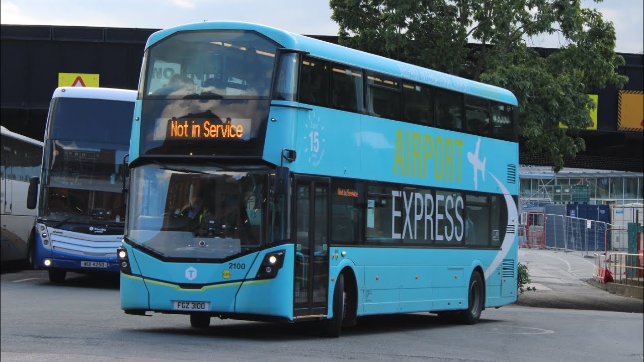 A ride on Translink Ulsterbus Wright B5TL Gemini 3 2102 on route 300a