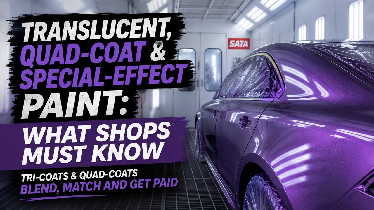 Collision Hub Presents: Refinishing and Blending With Translucent Quadcoat