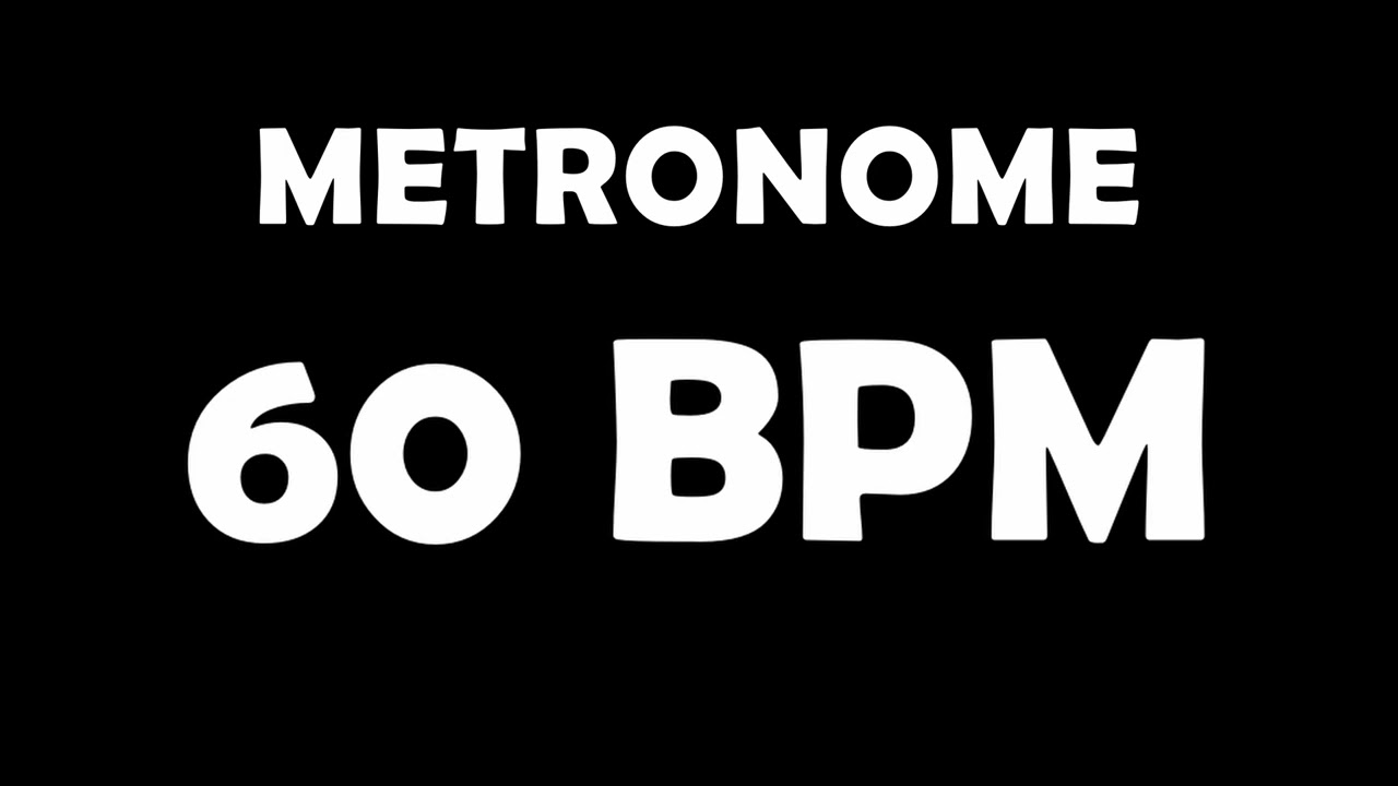 60 BPM Metronome (1 Hour)
