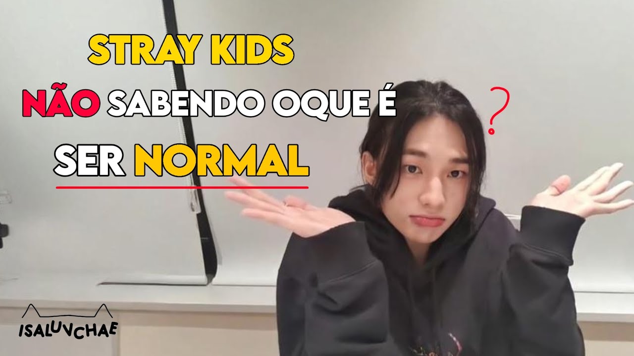 STRAY KIDS NÃO sabendo oque é SER NORMAL ✨ 