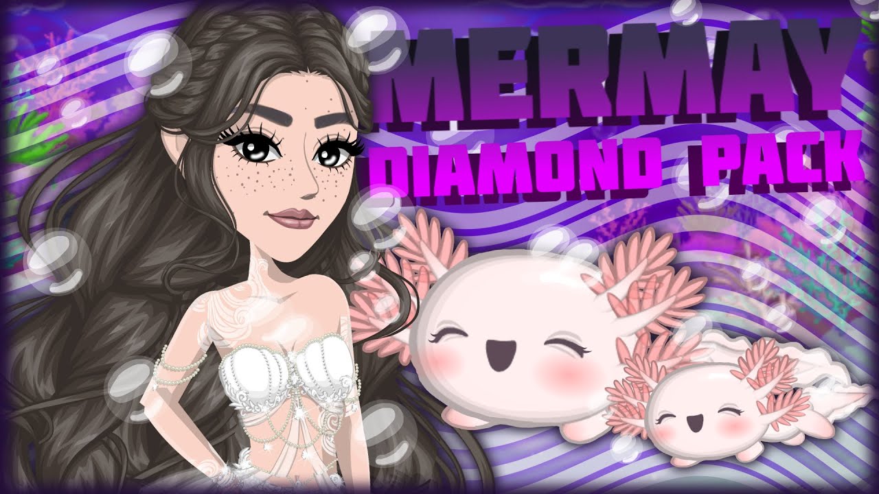 BUYING NEXT MERMAID DIAMOND PACK! *THIS AXOLOTL IS CUTE!!*
